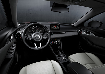 Exterior and interior of the updated Mazda CX-3 (North American specifications) 