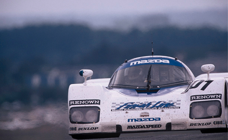 All three Mazda 767Bs completed the whole race and won 1st, 2nd and 3rd places in IMSA-GTP class (1989)