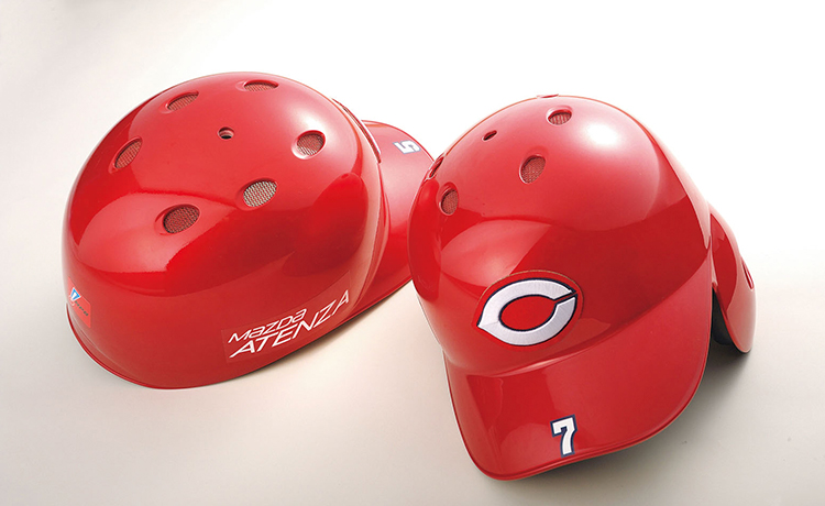 Carp helmets representing Soul Red color (2013)